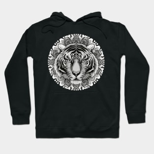 Tiger face art Hoodie